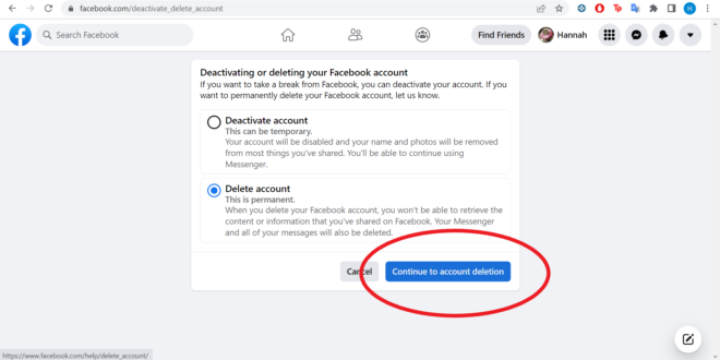 How to Delete a Facebook Account